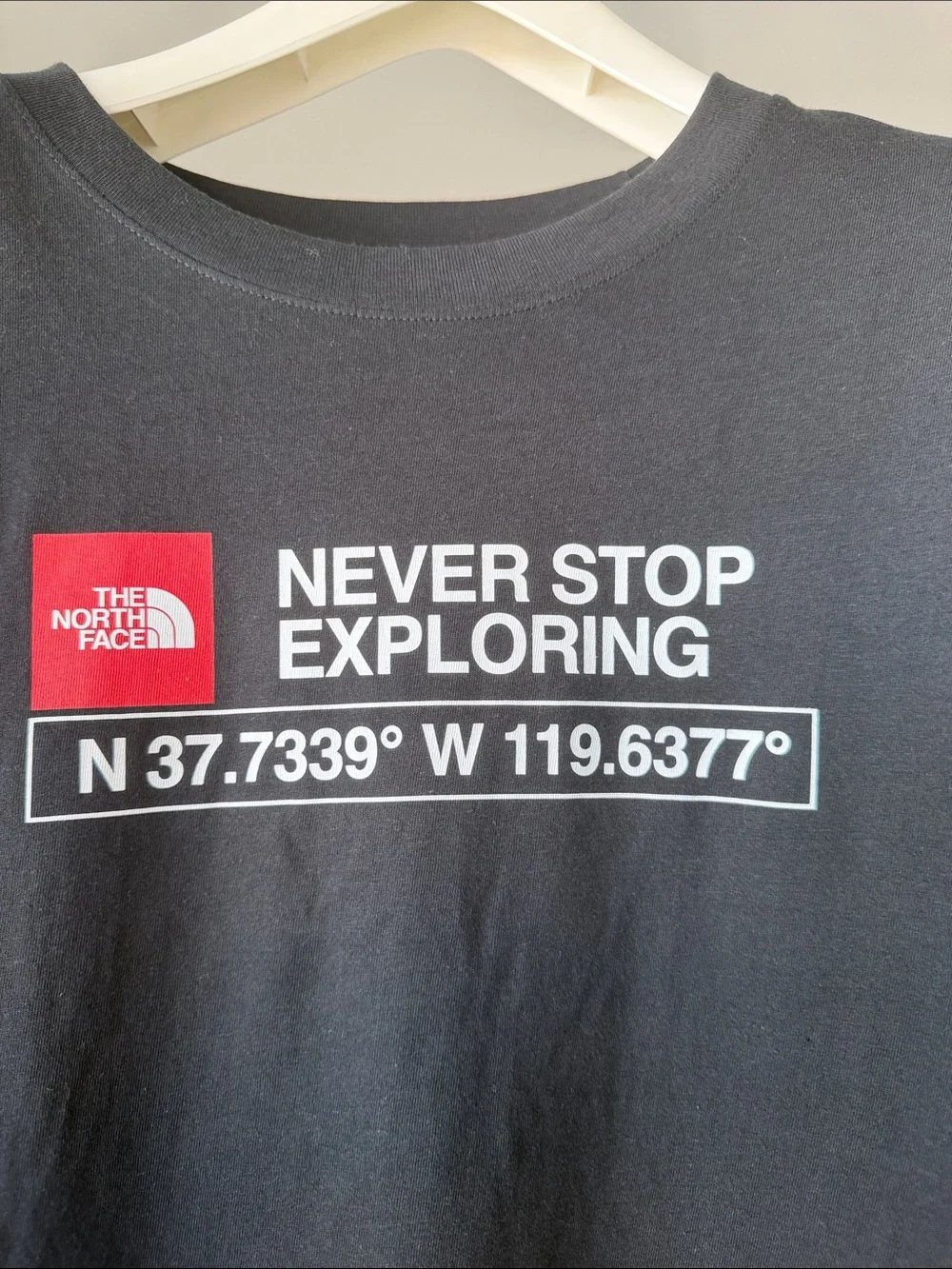 The North Face Black 'Never Stop Exploring' T-Shirt NWT